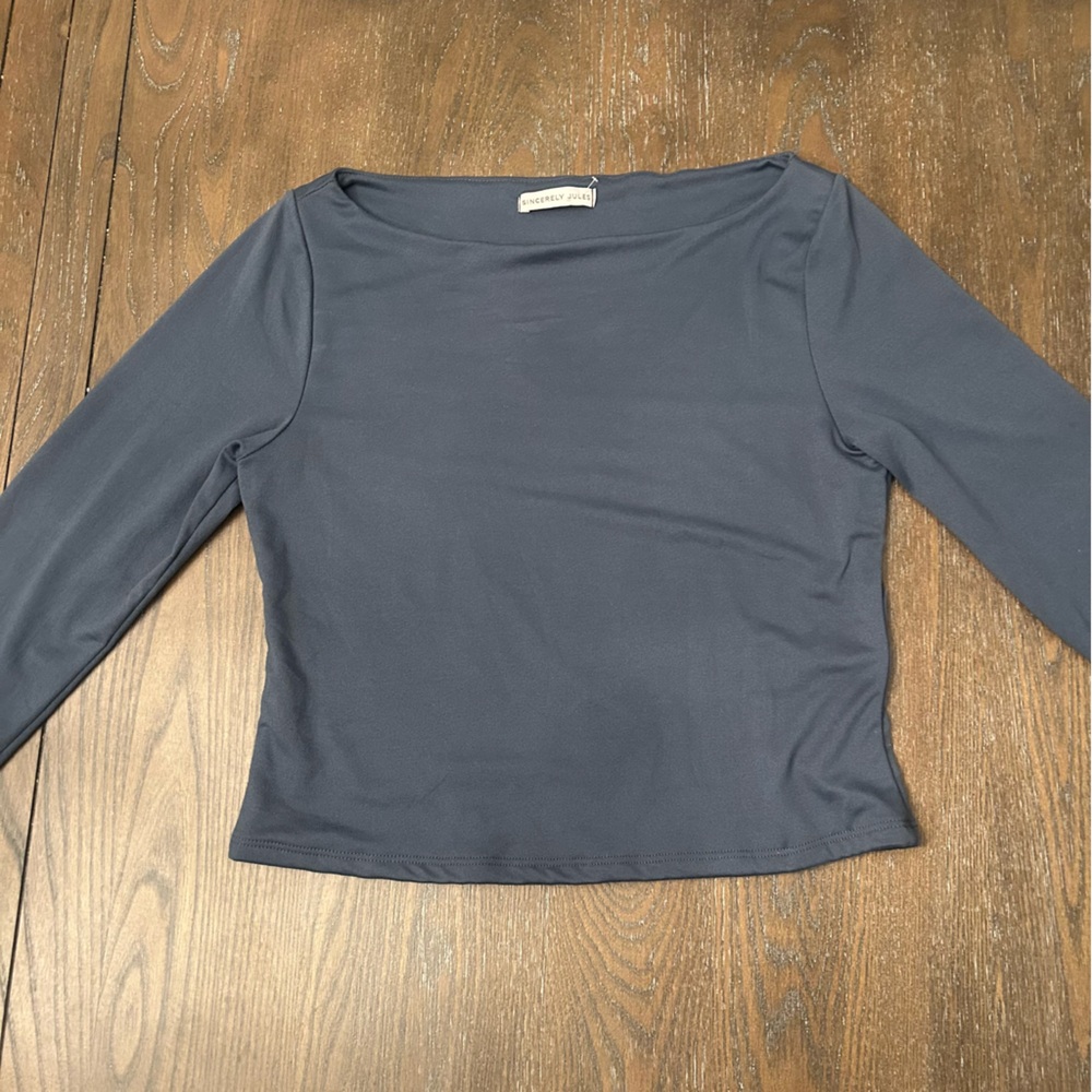 Sincerely Jules Blue Long Sleeve Top